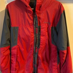 Columbia Men's Red and Gray Outdoor Jacket